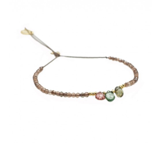 BROWNISH - BRACELET ANDALOUSITES ET...