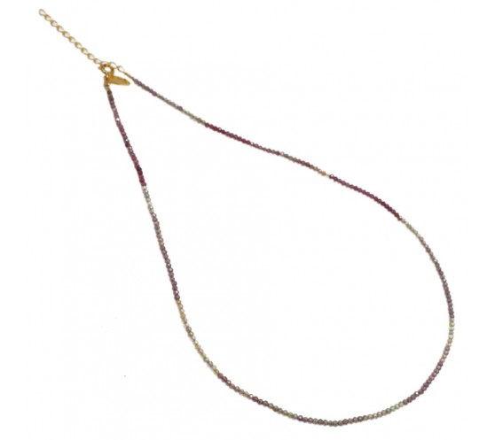 TIMELESS - COLLIER SAPHIRS MULTICOLORES