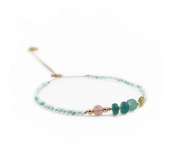 AQUA BEACH - BRACELET PIERRES...