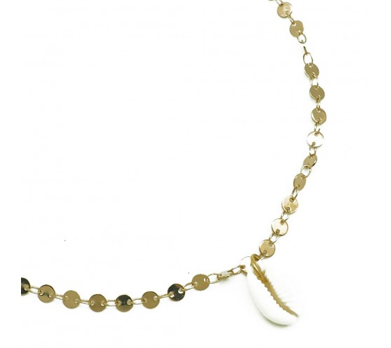NEW SHELL - COLLIER CHAINE MAILLONS...