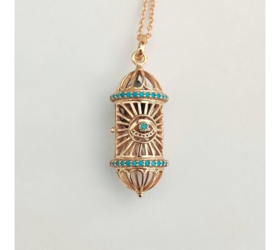 COLLIER SEFER ALEPH - TURQUOISE