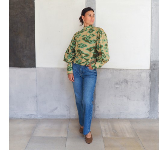 V DE VINSTER - BLOUSE IMPRIMÉE - SELF...