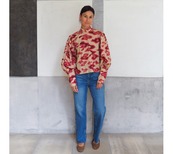 V DE VINSTER - BLOUSE IMPRIMÉE - SELF...