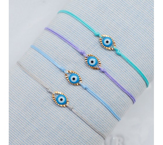 WATCH ME - BRACELET OEIL BLEU CIEL -...