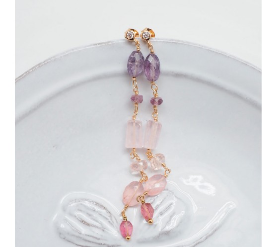 MIAMI - PAIRE DE BOUCLES D'OREILLES...