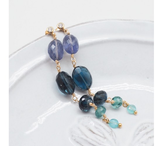 MIAMI - PAIRE DE BOUCLES D'OREILLES...
