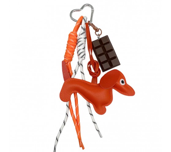 BIJOU DE SAC - TECKEL - ORANGE