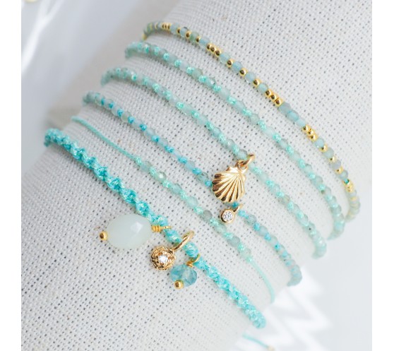 WILLOW - BRACELET FIL TURQUOISE AU...