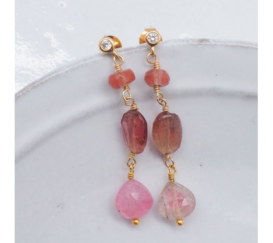 MIAMI - PAIRE DE BOUCLES D'OREILLES...