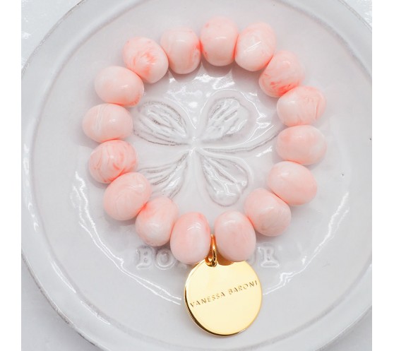 STONE FLEX BRACELET - BUBBLE GUM TWIST