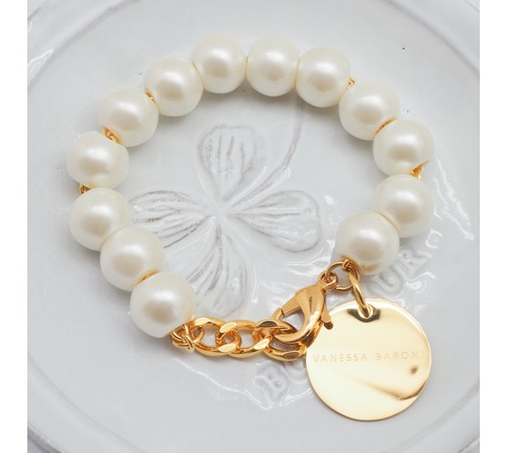 MINI BEADS BRACELET - PEARL