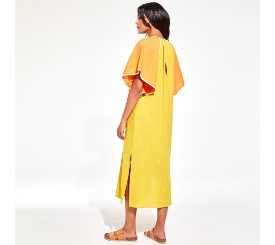 ROBE BETH - ZEPHYR ORANGE KAKI