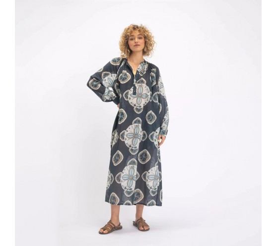 ROBE VISHNU SUKKA - CHARCOAL