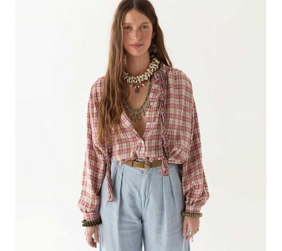 BLOUSE MIA - DUST PINK