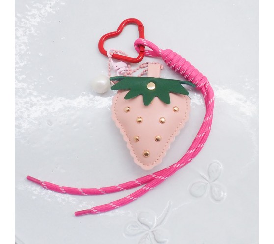 BIJOU DE SAC - FRAISE - ROSE