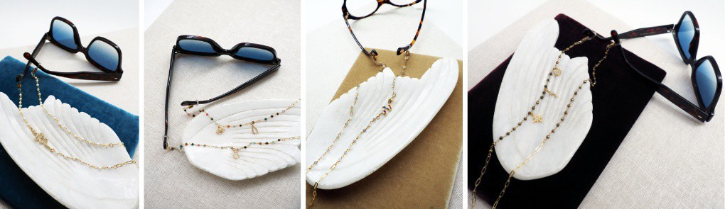 Bijoux de lunettes de créateur pouf femme | By Johanne